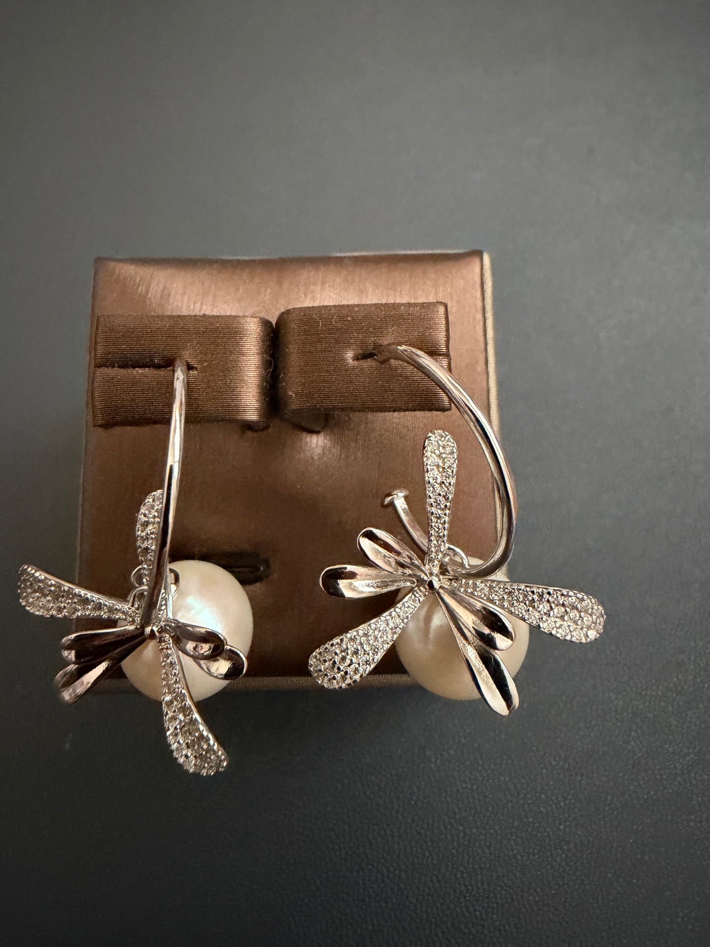 "Fairy" Freshwater Pearl 11-12mm S925 Sliver Earring Exquisite and Fashionable