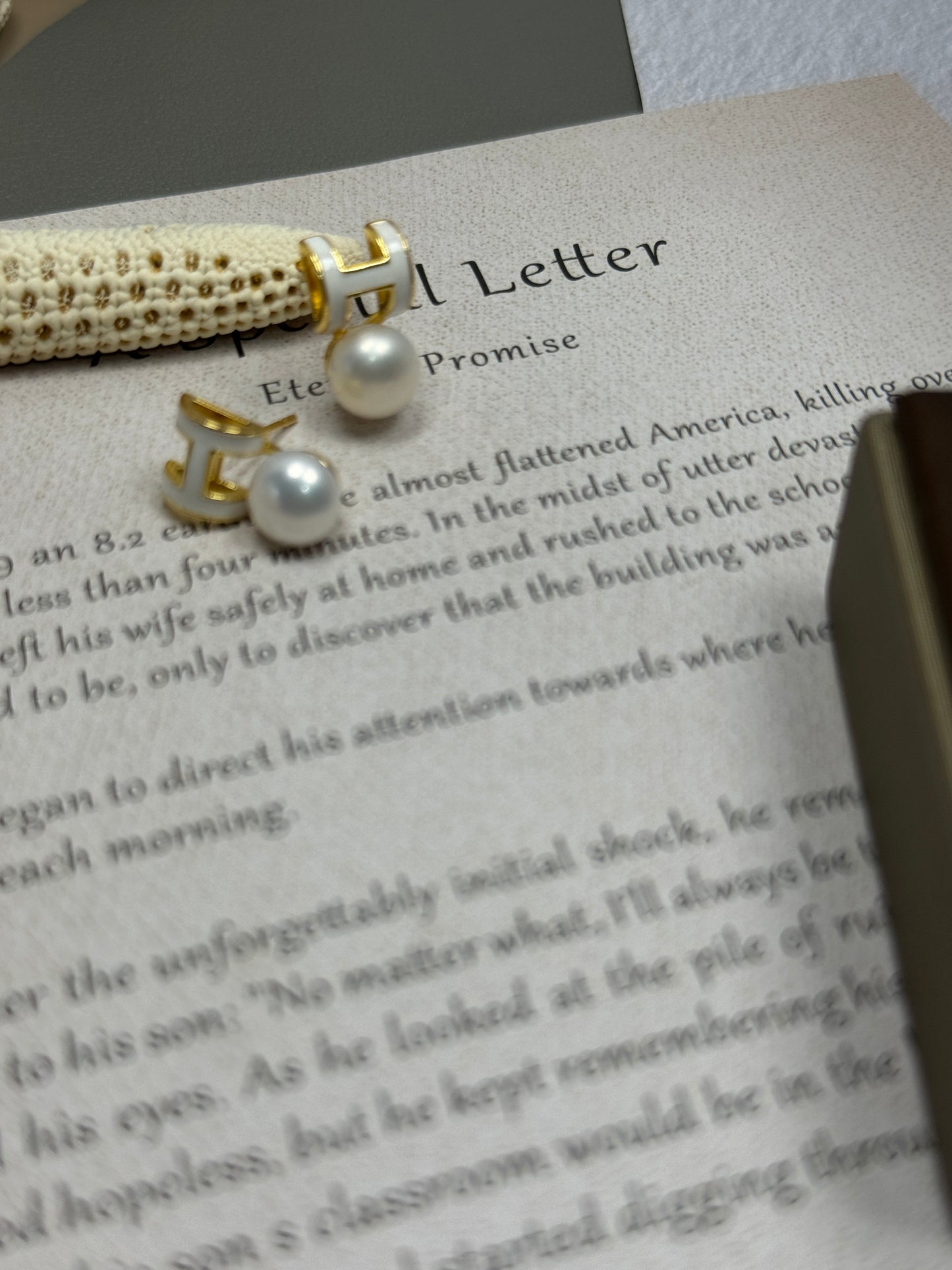 Timeless Elegance: Freshwater Non-Bead Pearl Stud Earrings