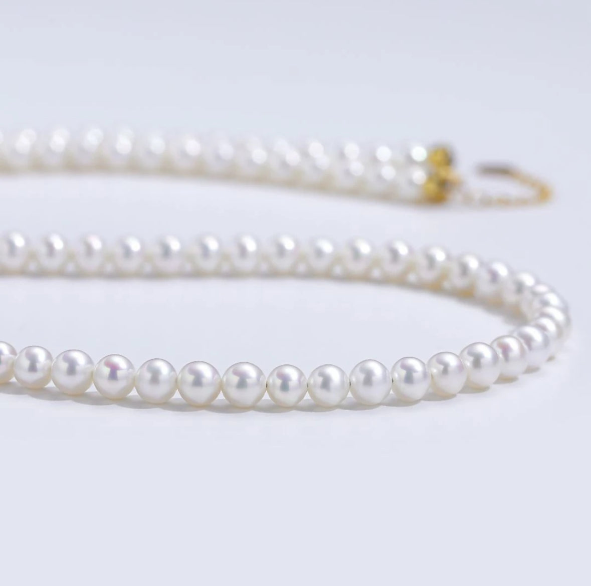 Baby Petite Pearls: 3-4mm non-bead freshwater Pearls, Fairy Simple, Classic White