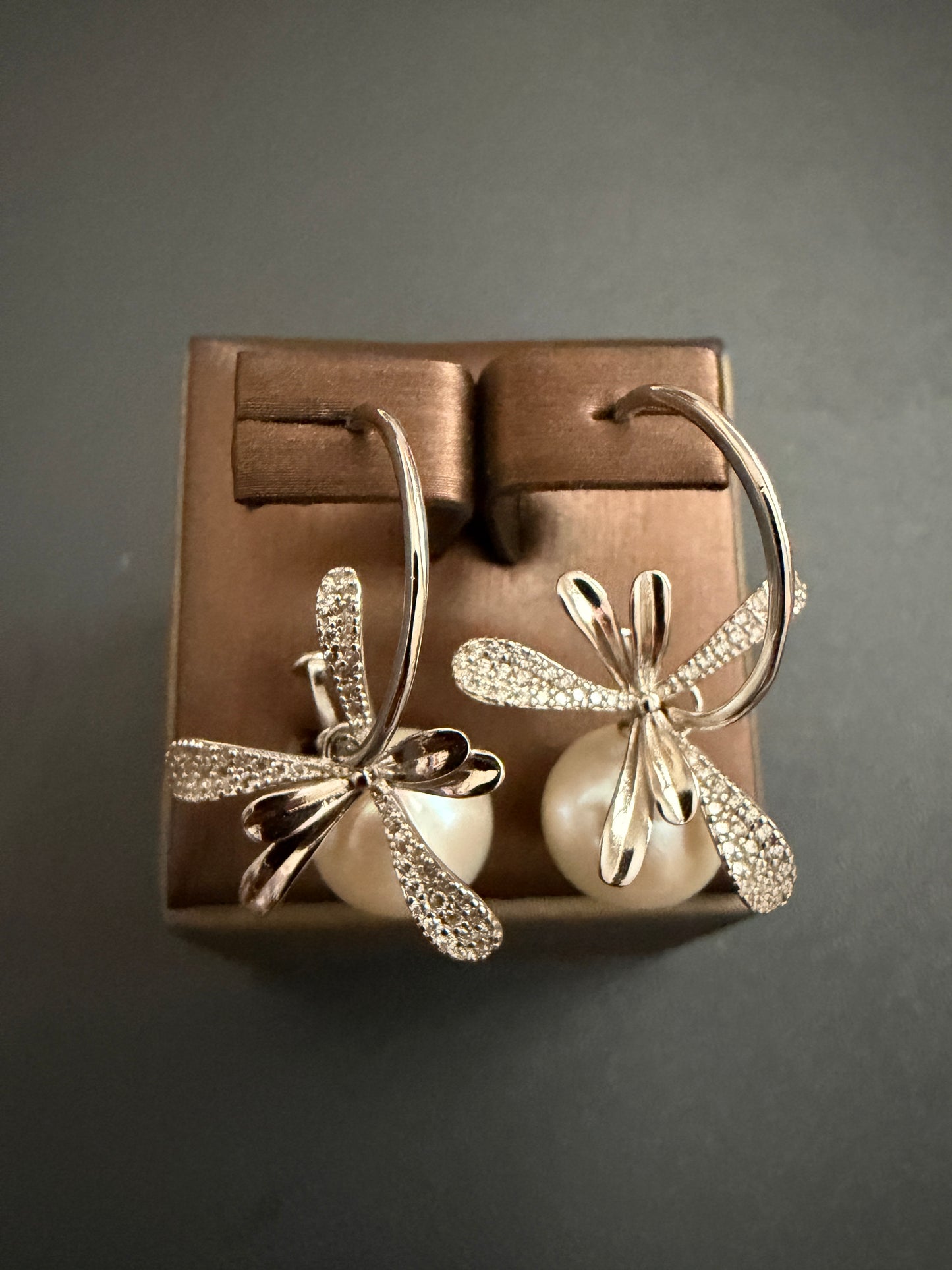 "Fairy" Freshwater Pearl 11-12mm S925 Sliver Earring Exquisite and Fashionable