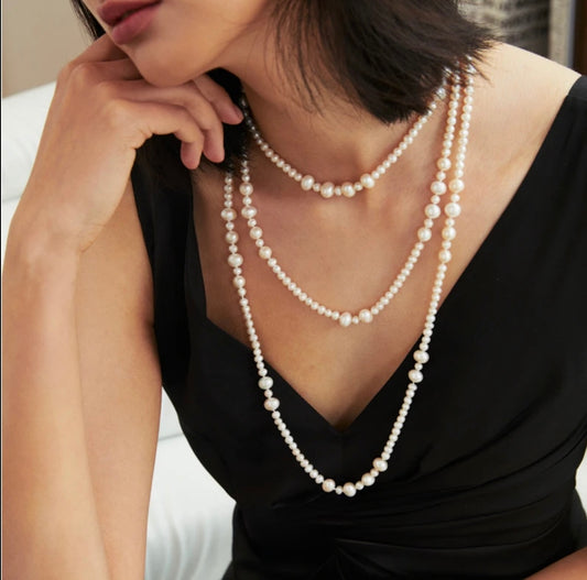 Tribute to Coco – Natural Freshwater Pearl Long Necklace
中文标题: 【致敬小香】天然淡水珍珠160cm长项链