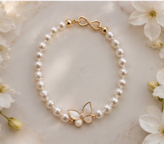 Eternal Flutter Pearl Bracelet ✨