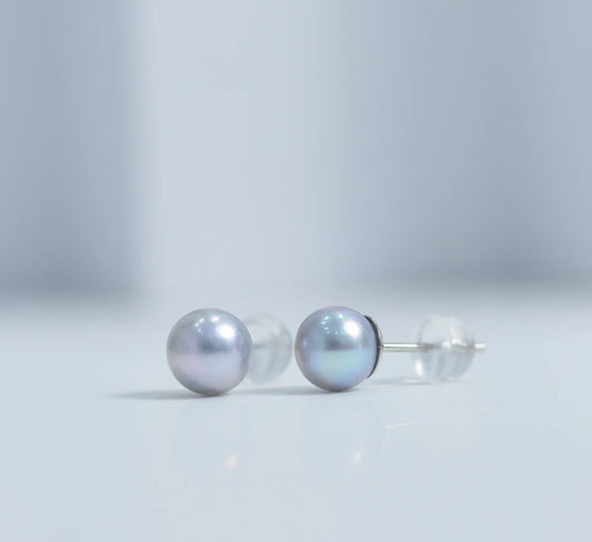 6-7mm Japanese Madama Akoya Pearl Earrings