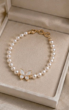 Eternal Flutter Pearl Bracelet ✨